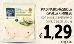 Spazio Conad Piadina romagnola igp alla riminese offerta