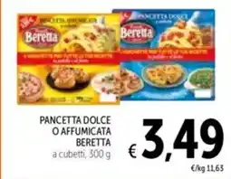 Spazio Conad Pancetta dolce o affumicata BERETTA offerta