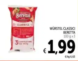 Spazio Conad Würstel classici BERETTA offerta