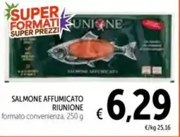 Spazio Conad Salmone affumicato RIUNIONE offerta