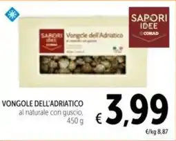 Spazio Conad Vongole dell'adriatico SAPORI IDEE CONAD offerta