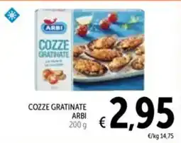 Spazio Conad Cozze gratinate ARBI offerta