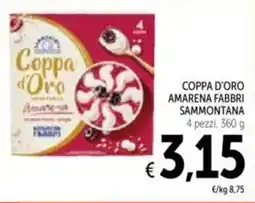 Spazio Conad Coppa d'oro amarena fabbri SAMMONTANA offerta