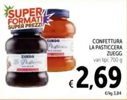 Spazio Conad Confettura la pasticcera ZUEGG offerta