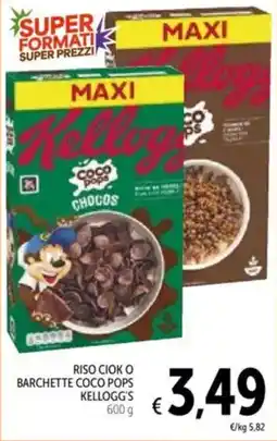Spazio Conad Riso ciok o barchette coco pops KELLOGG'S offerta