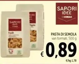 Spazio Conad SAPORI IDEE CONAD Pasta di semola offerta