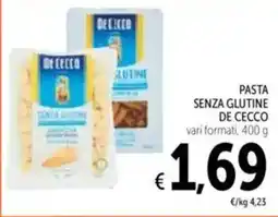 Spazio Conad Pasta senza glutine DE CECCO offerta