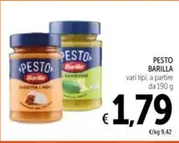 Spazio Conad Pesto BARILLA vari tipi offerta