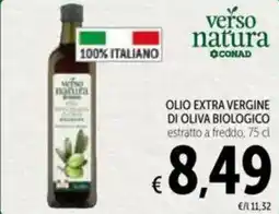 Spazio Conad Olio extra vergine di oliva biologico offerta