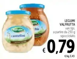Spazio Conad Legumi VALFRUTTA offerta