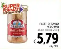 Spazio Conad Filetti di tonno AS DO MAR offerta