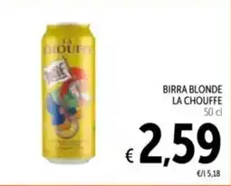 Spazio Conad Birra blonde LA CHOUFFE offerta