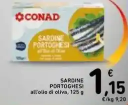 Spazio Conad Conad sardine portoghesi offerta