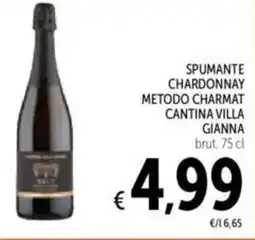 Spazio Conad Spumante chardonnay metodo charmat CANTINA VILLA GIANNA offerta