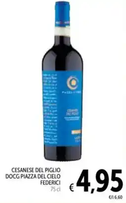 Spazio Conad Cesanese del piglio docg piazza del cielo FEDERICI offerta