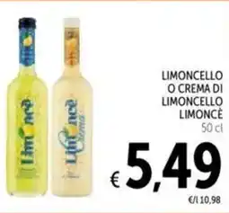 Spazio Conad Limoncello o crema di limoncello LIMONCE offerta