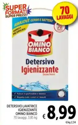 Spazio Conad Detersivo lavatrice igienizzante OMINO BIANCO offerta