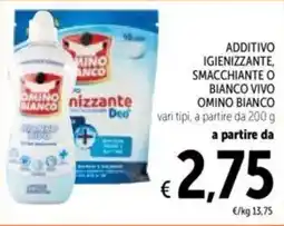 Spazio Conad Additivo igienizzante, smacchiante o bianco vivo OMINO BIANCO offerta