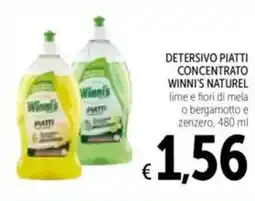 Spazio Conad Detersivo piatti concentrato WINNI'S NATUREL offerta