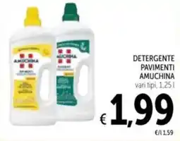 Spazio Conad Detergente pavimenti AMUCHINA offerta