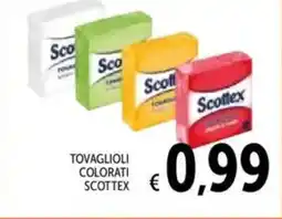 Spazio Conad Tovaglioli colorati SCOTTEX offerta