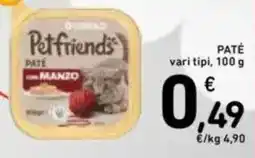 Spazio Conad PATE vari tipi offerta