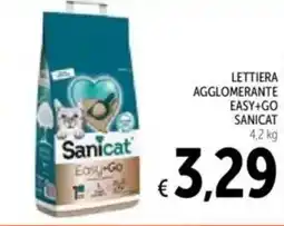 Spazio Conad Lettiera agglomerante easy+go SANICAT offerta