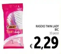 Spazio Conad Rasoio twin lady BIC offerta