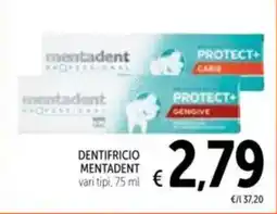 Spazio Conad Dentifricio MENTADENT vari tipi offerta