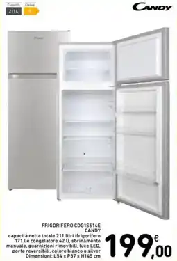 Spazio Conad Frigorifero CDG1S514E CANDY offerta
