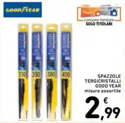 Spazio Conad Spazzole tergicristalli GOOD YEAR offerta