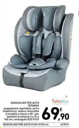 Spazio Conad Tataway seggiolino per auto offerta