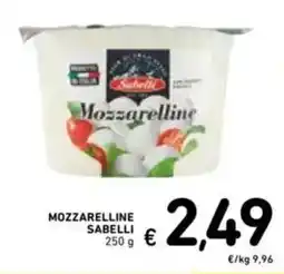 Spazio Conad Mozzarelline SABELLI offerta