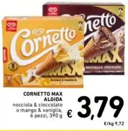 Spazio Conad Cornetto max ALGIDA offerta