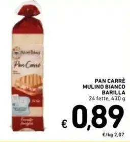 Spazio Conad Pan carre mulino bianco BARILLA offerta