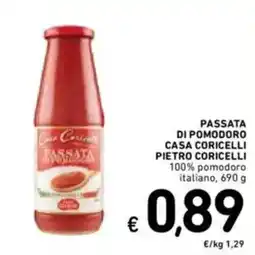 Spazio Conad Passata di pomodoro casa coricelli PIETRO CORICELLI offerta