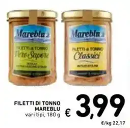 Spazio Conad Filetti di tonno MAREBLU offerta