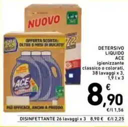 Spazio Conad Detersivo liquido ACE offerta