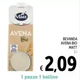 Spazio Conad Bevanda avena bio MATT offerta
