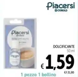 Spazio Conad Dolcificante Piacersi offerta