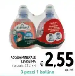 Spazio Conad Acqua minerale LEVISSIMA offerta