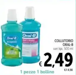 Spazio Conad Collutorio ORAL-B vari tipi offerta