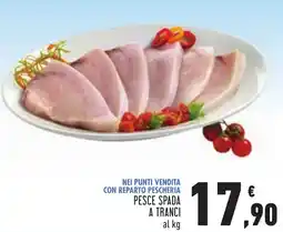 Conad Pesce spada a tranci offerta