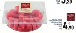 Conad Tartare di tonno SAPORI&IDEE CONAD offerta