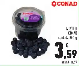 Conad Mirtilli CONAD offerta