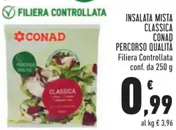 Conad Insalata mista classica CONAD PERCORSO QUALITÀ offerta