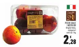 Conad Pesche gialle I NOSTRI ORI offerta