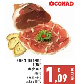 Conad Prosciutto crudo CONAD offerta