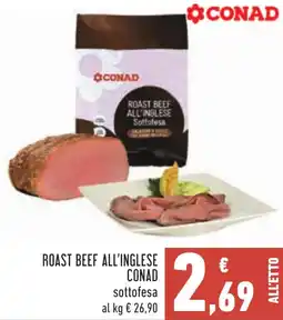 Conad Roast beef all'inglese CONAD offerta