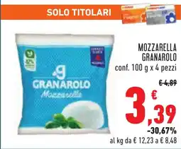 Conad Mozzarella GRANAROLO offerta